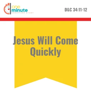 2025-04-11-latter-daily-one-minute-scripture-study-kristen-walker-smith-cali-black-jesus-will-come-quickly-cover