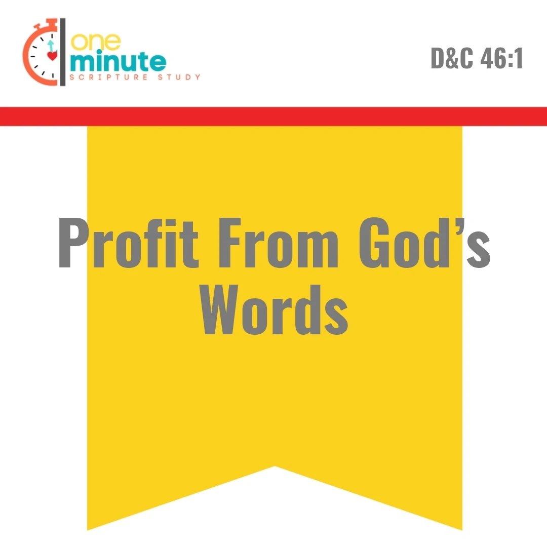 Read more about the article Profit From God’s Words