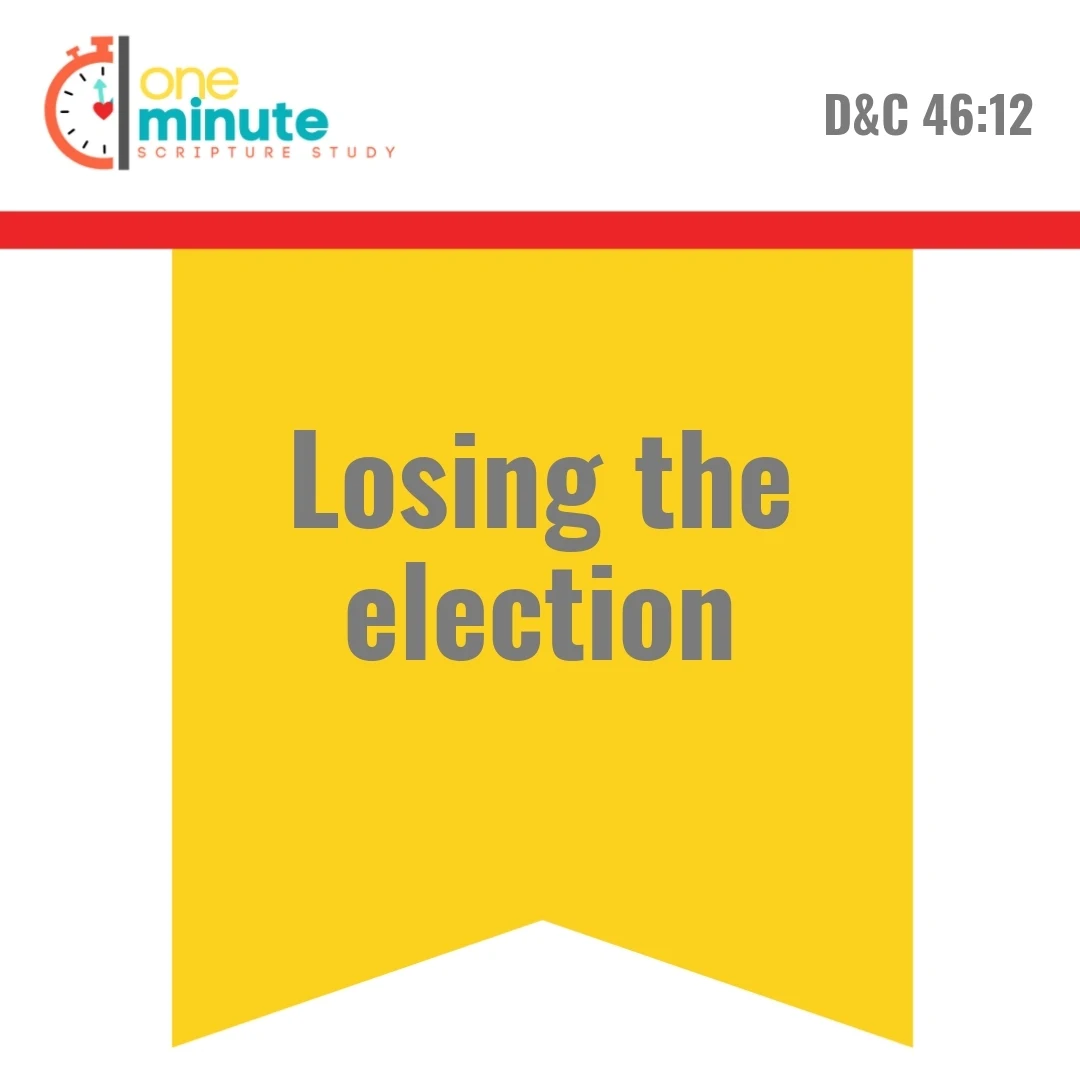 Read more about the article Losing the election