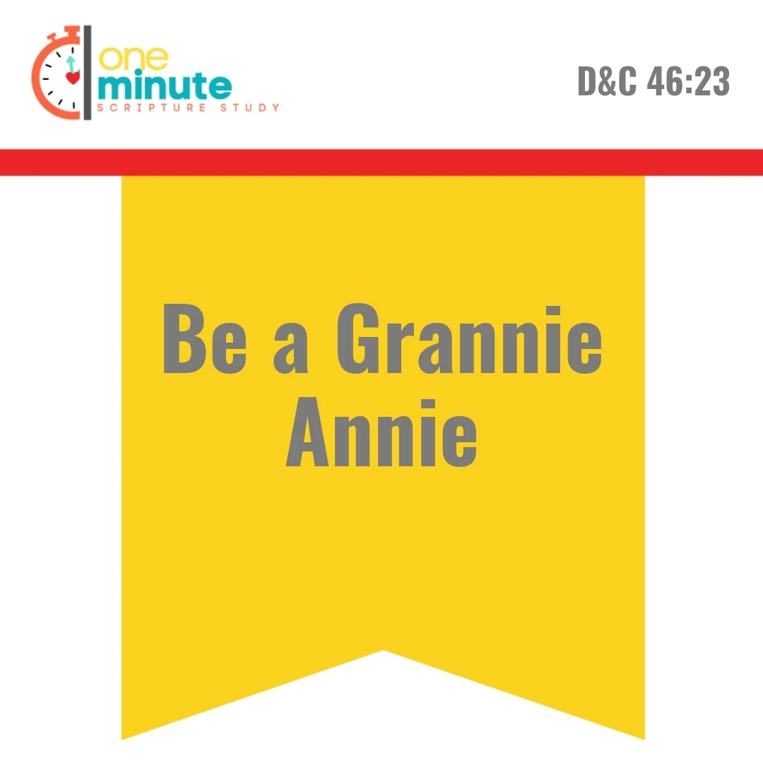 Read more about the article Be a Grannie Annie