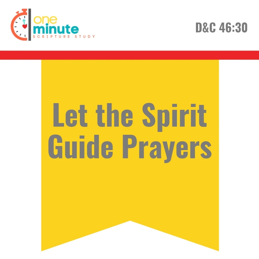 Read more about the article Let the Spirit Guide Prayers