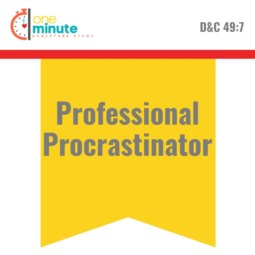 Read more about the article Professional Procrastinator